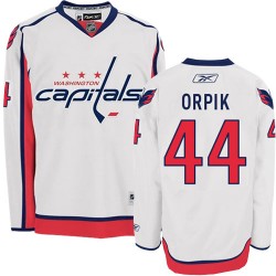 Authentic Reebok Adult Brooks Orpik Away Jersey - NHL 44 Washington Capitals