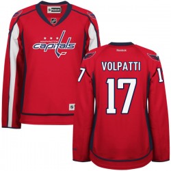 Authentic Reebok Women's Aaron Volpatti Home Jersey - NHL 17 Washington Capitals