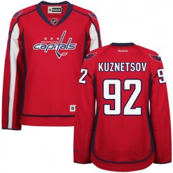 Authentic Reebok Women's Evgeny Kuznetsov Home Jersey - NHL 92 Washington Capitals