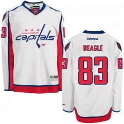 Authentic Reebok Adult Jay Beagle Away Jersey - NHL 83 Washington Capitals