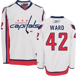 Authentic Reebok Adult Joel Ward Away Jersey - NHL 42 Washington Capitals