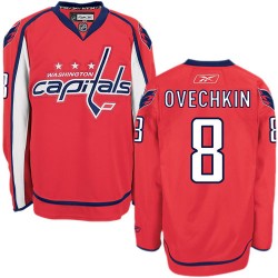 Premier Reebok Youth Alex Ovechkin Home Jersey - NHL 8 Washington Capitals