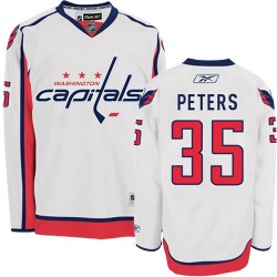 Authentic Reebok Adult Justin Peters Away Jersey - NHL 35 Washington Capitals