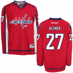 Authentic Reebok Adult Karl Alzner Home Jersey - NHL 27 Washington Capitals
