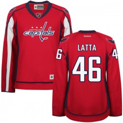 Authentic Reebok Women's Michael Latta Home Jersey - NHL 46 Washington Capitals