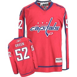 Authentic Reebok Women's Mike Green Red Home Jersey - NHL 52 Washington Capitals