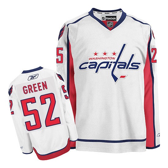 Premier Reebok Women's Mike Green Away Jersey - NHL 52 Washington Capitals