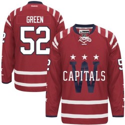 Authentic Reebok Adult Mike Green Red 2015 Winter Classic Jersey - NHL 52 Washington Capitals