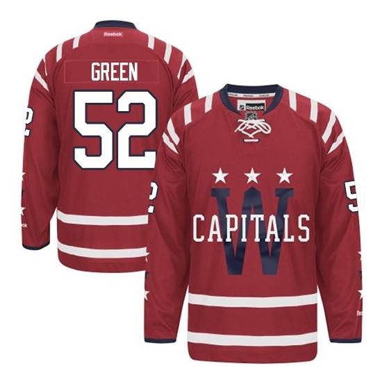 Premier Reebok Adult Mike Green Red 2015 Winter Classic Jersey - NHL 52 Washington Capitals