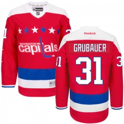 Authentic Reebok Adult Philipp Grubauer Alternate Jersey - NHL 31 Washington Capitals