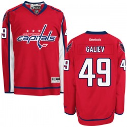 Authentic Reebok Adult Stanislav Galiev Home Jersey - NHL 49 Washington Capitals
