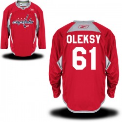 Authentic Reebok Adult Steve Oleksy Alternate Jersey - NHL 61 Washington Capitals