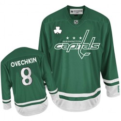 Authentic Reebok Youth Alex Ovechkin St Patty's Day Jersey - NHL 8 Washington Capitals