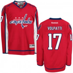 Authentic Reebok Adult Aaron Volpatti Home Jersey - NHL 17 Washington Capitals