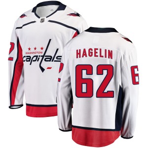 Breakaway Fanatics Branded Youth Carl Hagelin White Away Jersey - NHL Washington Capitals