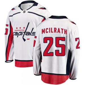 Breakaway Fanatics Branded Youth Dylan McIlrath White Away Jersey - NHL Washington Capitals