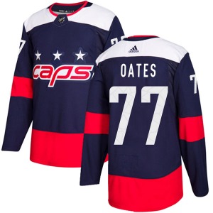 Authentic Adidas Youth Adam Oates Navy Blue 2018 Stadium Series Jersey - NHL Washington Capitals
