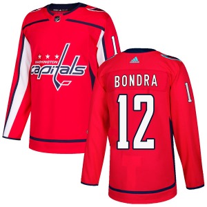Authentic Adidas Youth Peter Bondra Red Home Jersey - NHL Washington Capitals