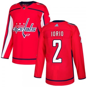 Authentic Adidas Youth Vincent Iorio Red Home Jersey - NHL Washington Capitals