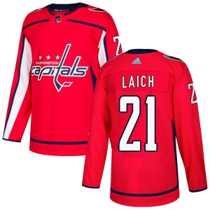 Authentic Adidas Youth Brooks Laich Red Home Jersey - NHL Washington Capitals