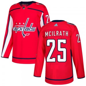 Authentic Adidas Youth Dylan McIlrath Red Home Jersey - NHL Washington Capitals