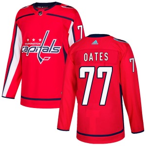 Authentic Adidas Youth Adam Oates Red Home Jersey - NHL Washington Capitals