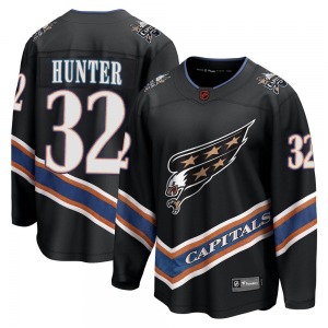 Breakaway Fanatics Branded Youth Dale Hunter Black Special Edition 2.0 Jersey - NHL Washington Capitals