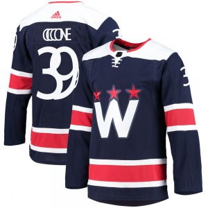 Authentic Adidas Youth Enrico Ciccone Navy 2020/21 Alternate Primegreen Pro Jersey - NHL Washington Capitals