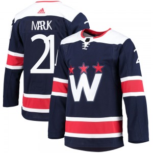 Authentic Adidas Youth Dennis Maruk Navy 2020/21 Alternate Primegreen Pro Jersey - NHL Washington Capitals