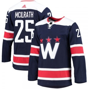 Authentic Adidas Youth Dylan McIlrath Navy 2020/21 Alternate Primegreen Pro Jersey - NHL Washington Capitals