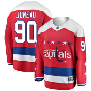 Breakaway Fanatics Branded Youth Joe Juneau Red Alternate Jersey - NHL Washington Capitals