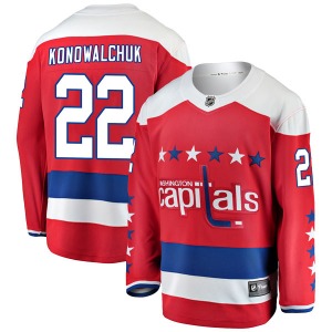 Breakaway Fanatics Branded Youth Steve Konowalchuk Red Alternate Jersey - NHL Washington Capitals