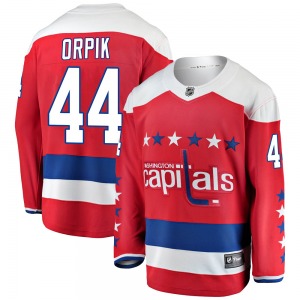Breakaway Fanatics Branded Youth Brooks Orpik Red Alternate Jersey - NHL Washington Capitals