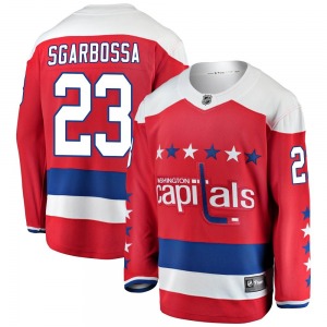 Breakaway Fanatics Branded Youth Michael Sgarbossa Red Alternate Jersey - NHL Washington Capitals