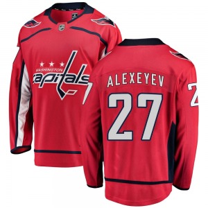 Breakaway Fanatics Branded Youth Alexander Alexeyev Red Home Jersey - NHL Washington Capitals