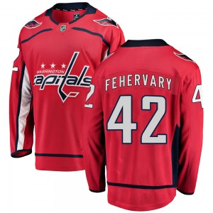 Breakaway Fanatics Branded Youth Martin Fehervary Red Home Jersey - NHL Washington Capitals