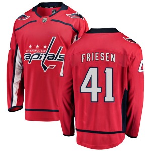 Breakaway Fanatics Branded Youth Jeff Friesen Red Home Jersey - NHL Washington Capitals