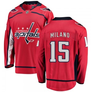 Breakaway Fanatics Branded Youth Sonny Milano Red Home Jersey - NHL Washington Capitals