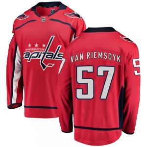 Breakaway Fanatics Branded Youth Trevor van Riemsdyk Red Home Jersey - NHL Washington Capitals