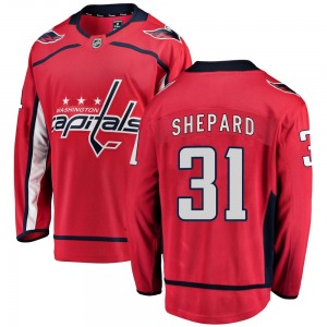 Breakaway Fanatics Branded Youth Hunter Shepard Red Home Jersey - NHL Washington Capitals
