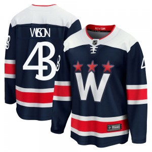 Premier Fanatics Branded Youth Tom Wilson Navy zied Breakaway 2020/21 Alternate Jersey - NHL Washington Capitals