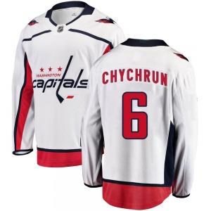 Breakaway Fanatics Branded Youth Jakob Chychrun White Away Jersey - NHL Washington Capitals