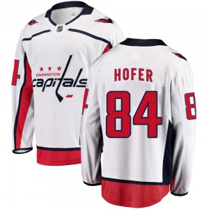 Breakaway Fanatics Branded Youth Ryan Hofer White Away Jersey - NHL Washington Capitals