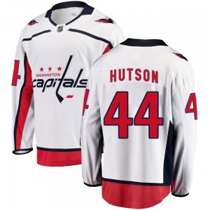 Breakaway Fanatics Branded Youth Cole Hutson White Away Jersey - NHL Washington Capitals