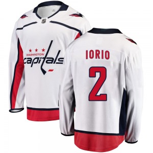 Breakaway Fanatics Branded Youth Vincent Iorio White Away Jersey - NHL Washington Capitals