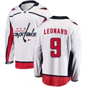 Breakaway Fanatics Branded Youth Ryan Leonard White Away Jersey - NHL Washington Capitals