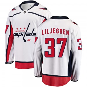 Breakaway Fanatics Branded Youth Timothy Liljegren White Away Jersey - NHL Washington Capitals