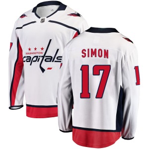 Breakaway Fanatics Branded Youth Chris Simon White Away Jersey - NHL Washington Capitals