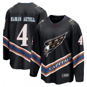 Breakaway Fanatics Branded Adult Hardy Haman Aktell Black Special Edition 2.0 Jersey - NHL Washington Capitals
