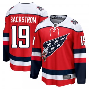 Breakaway Fanatics Youth Nicklas Backstrom Red Alternate 2025 Jersey - NHL Washington Capitals